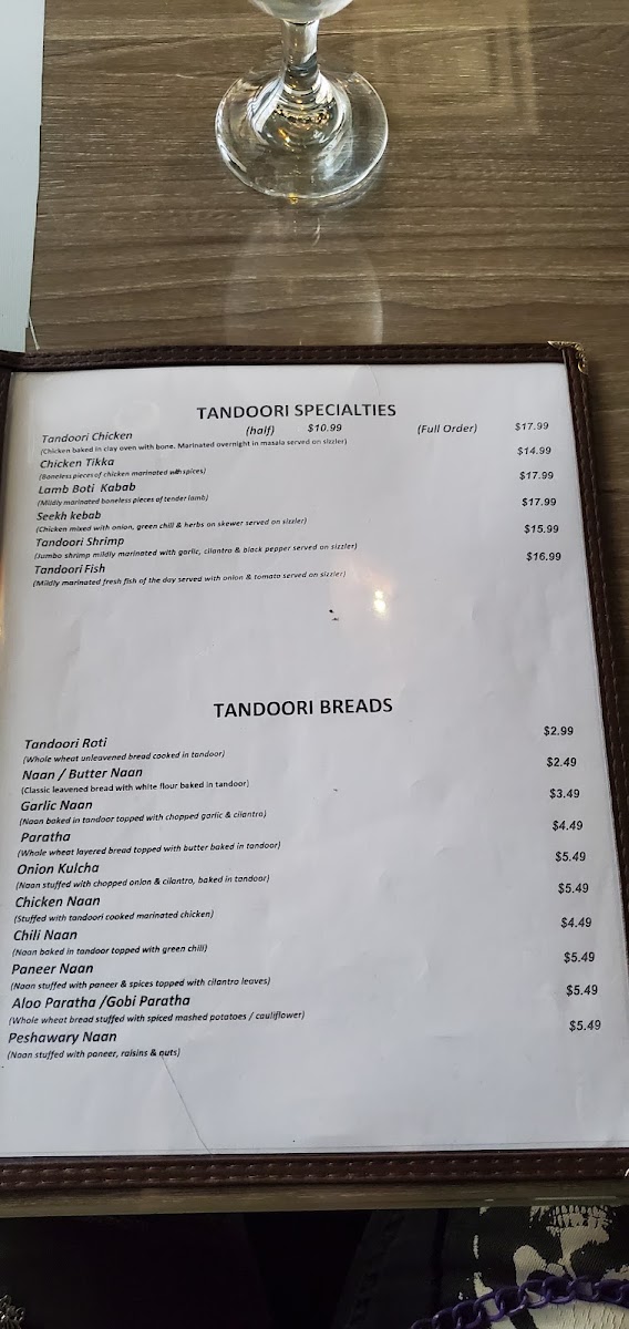 Menu Taste Of Punjab-1