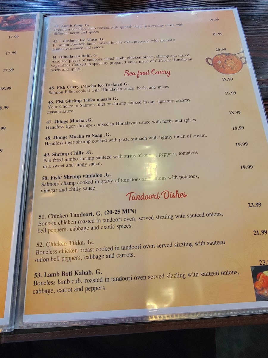 Menu Taste Of The Himalayas-8