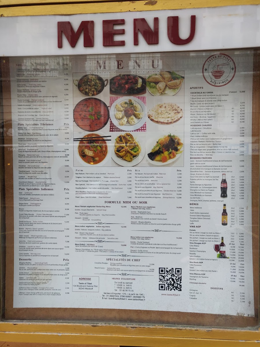 Menu Taste Of Tibet-2