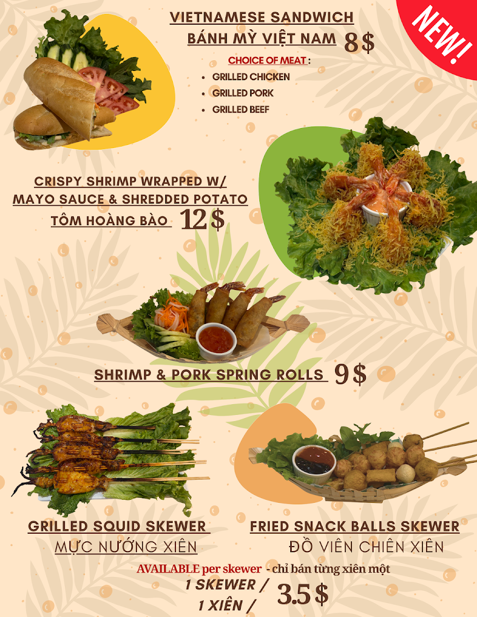 Menu Taste Of Vietnam Restaurant-9