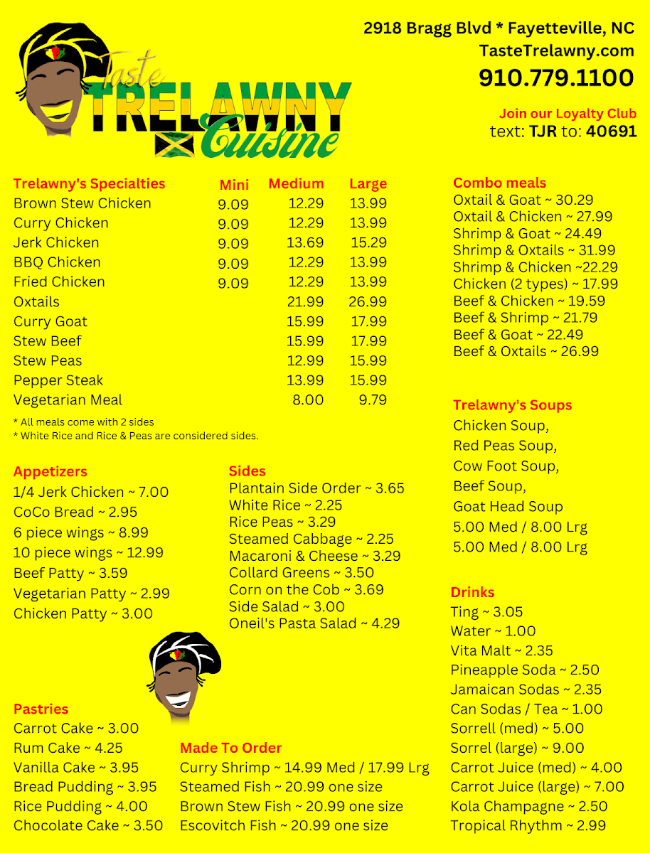 Menu Taste Trelawny Jamaican Cuisine-1