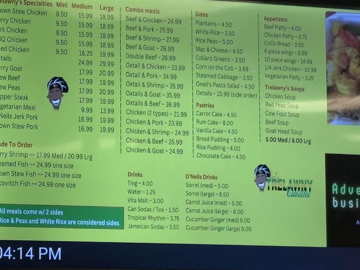Menu Taste Trelawny Jamaican Cuisine-3