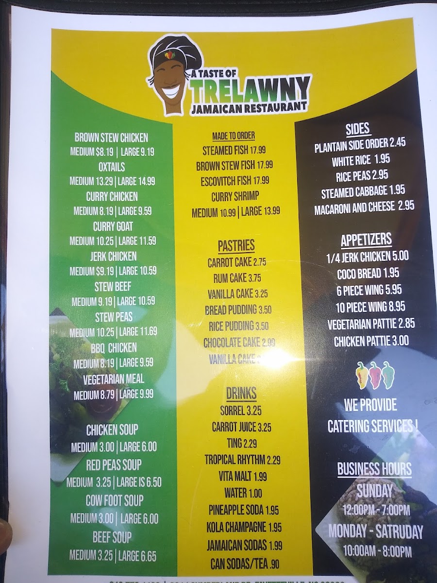 Menu Taste Trelawny Jamaican Cuisine-4
