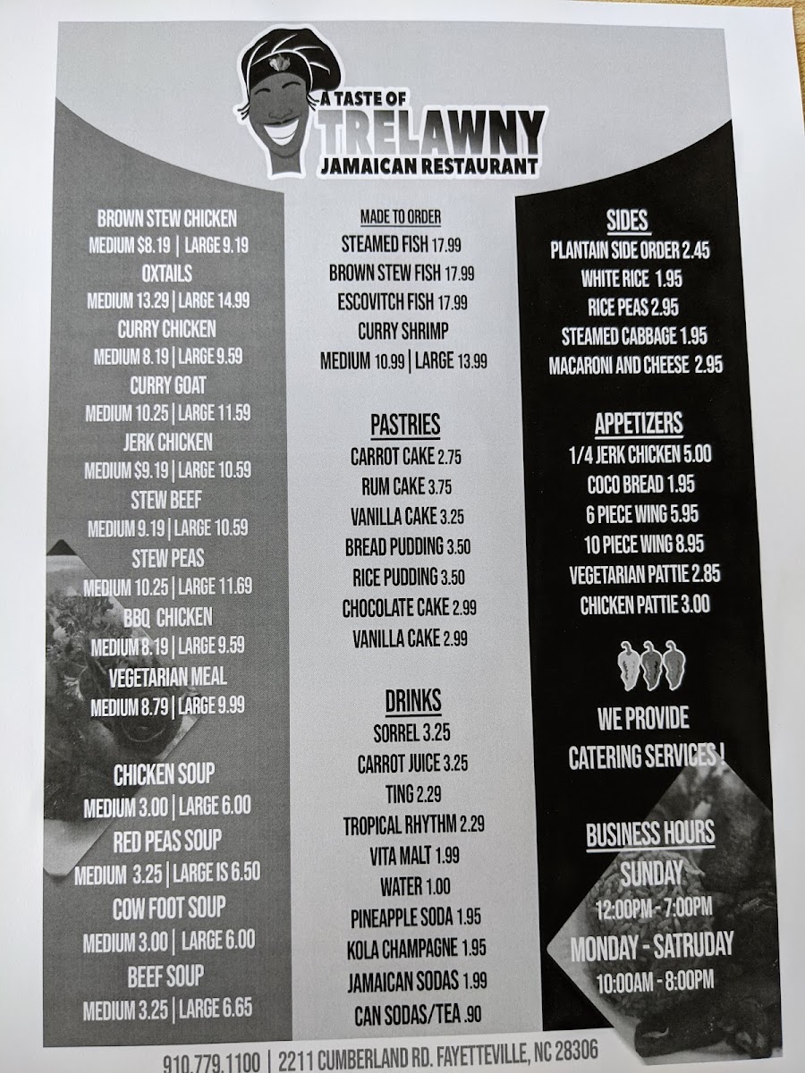 Menu Taste Trelawny Jamaican Cuisine-5