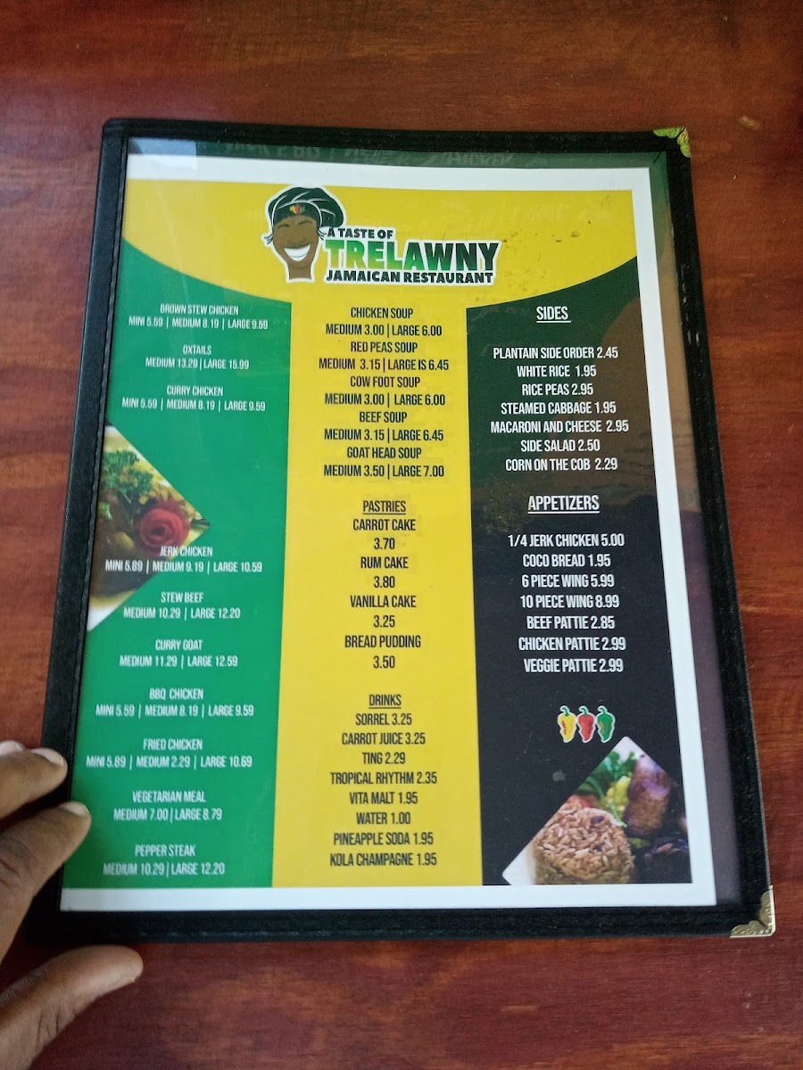 Menu Taste Trelawny Jamaican Cuisine-6