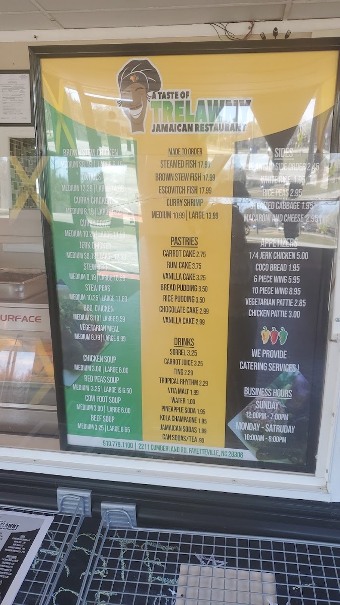 Menu Taste Trelawny Jamaican Cuisine-7
