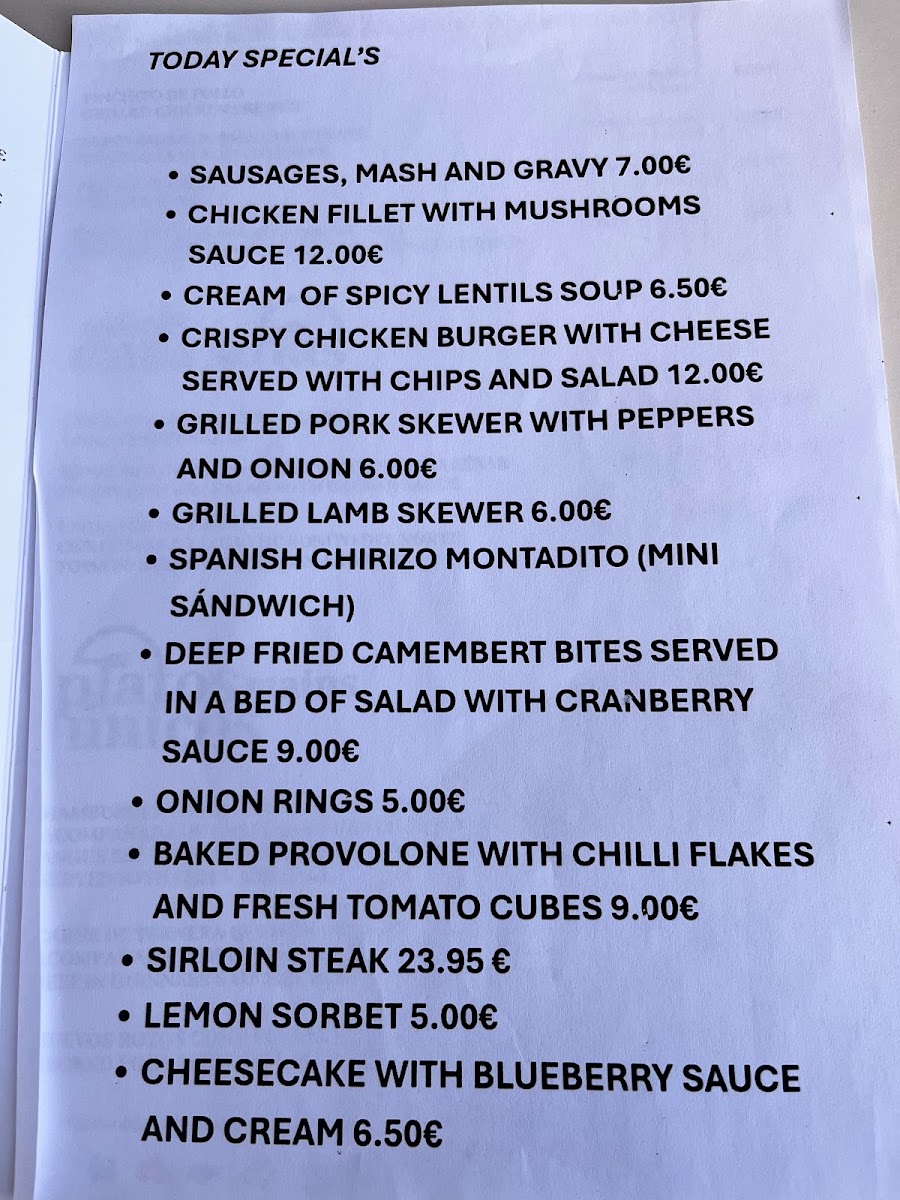 Menu Tasty Bar-2