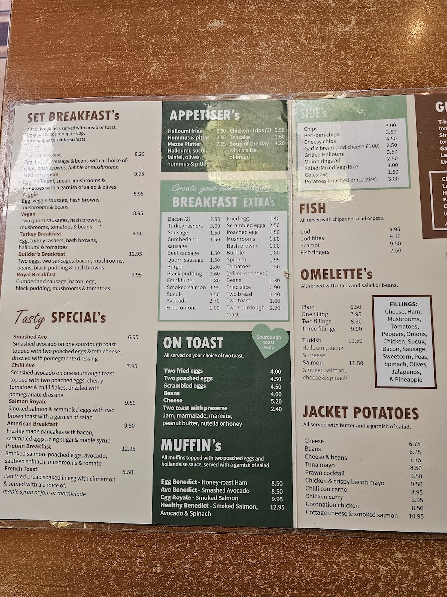 Menu Tasty Cafe London-2