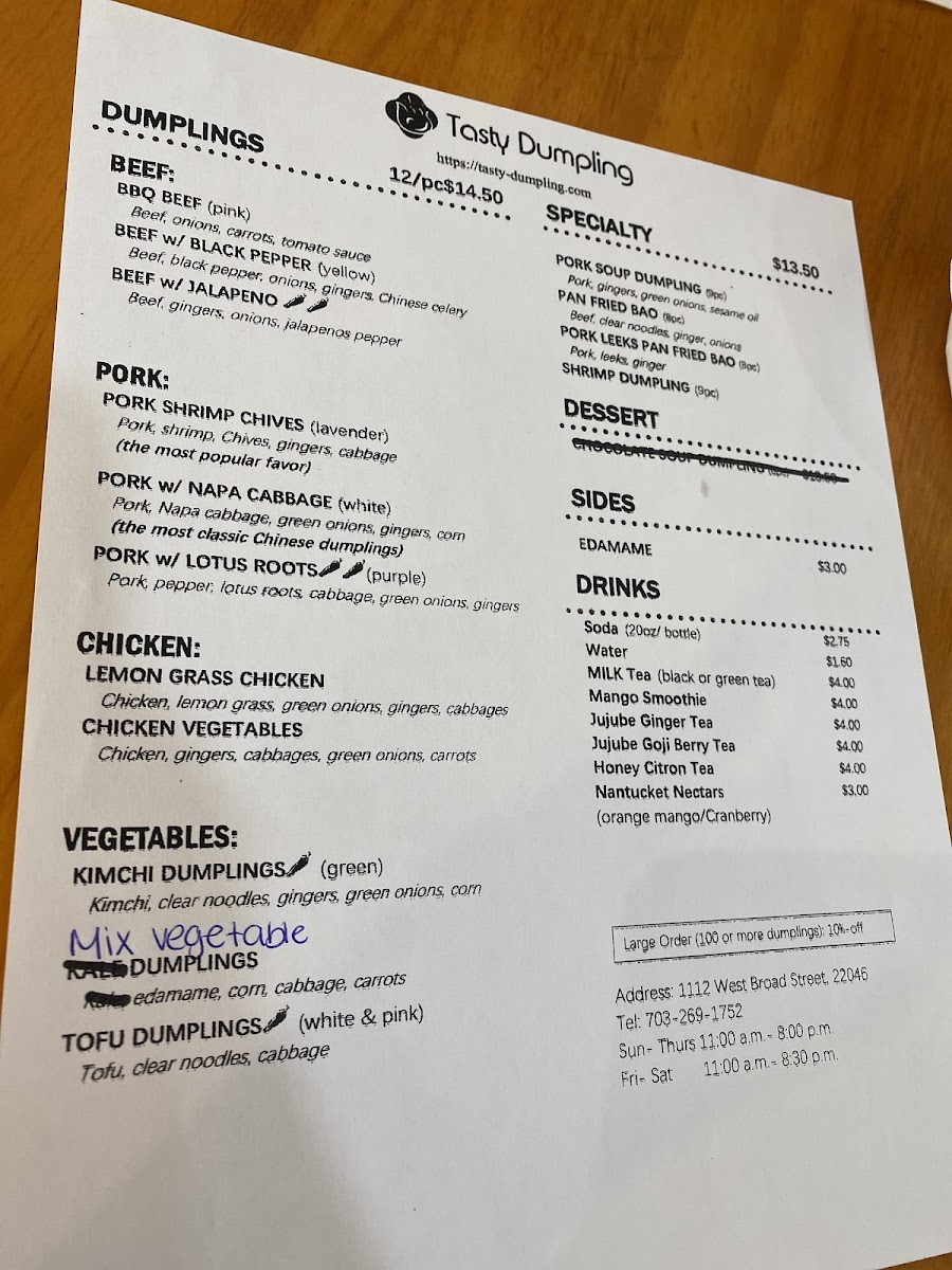 Menu Tasty Dumpling-4