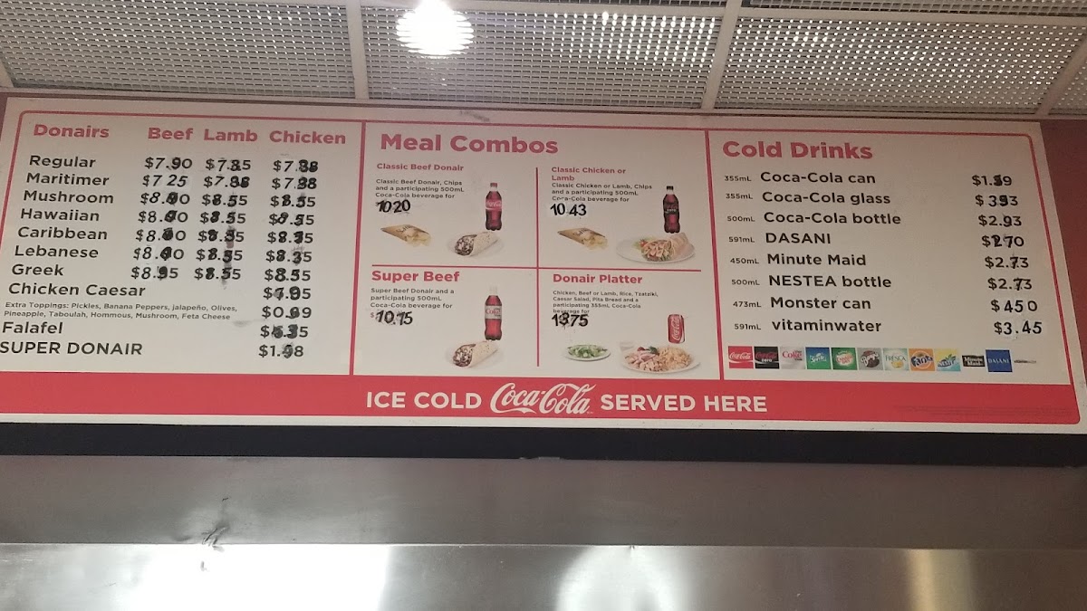 Menu Tasty Honkin Donairs-2