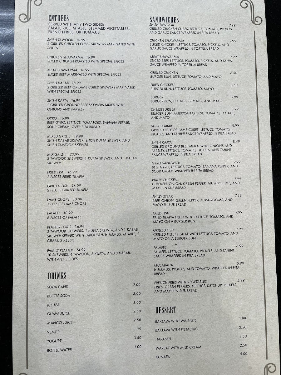 Menu Tasty Mediterranean Grill-3