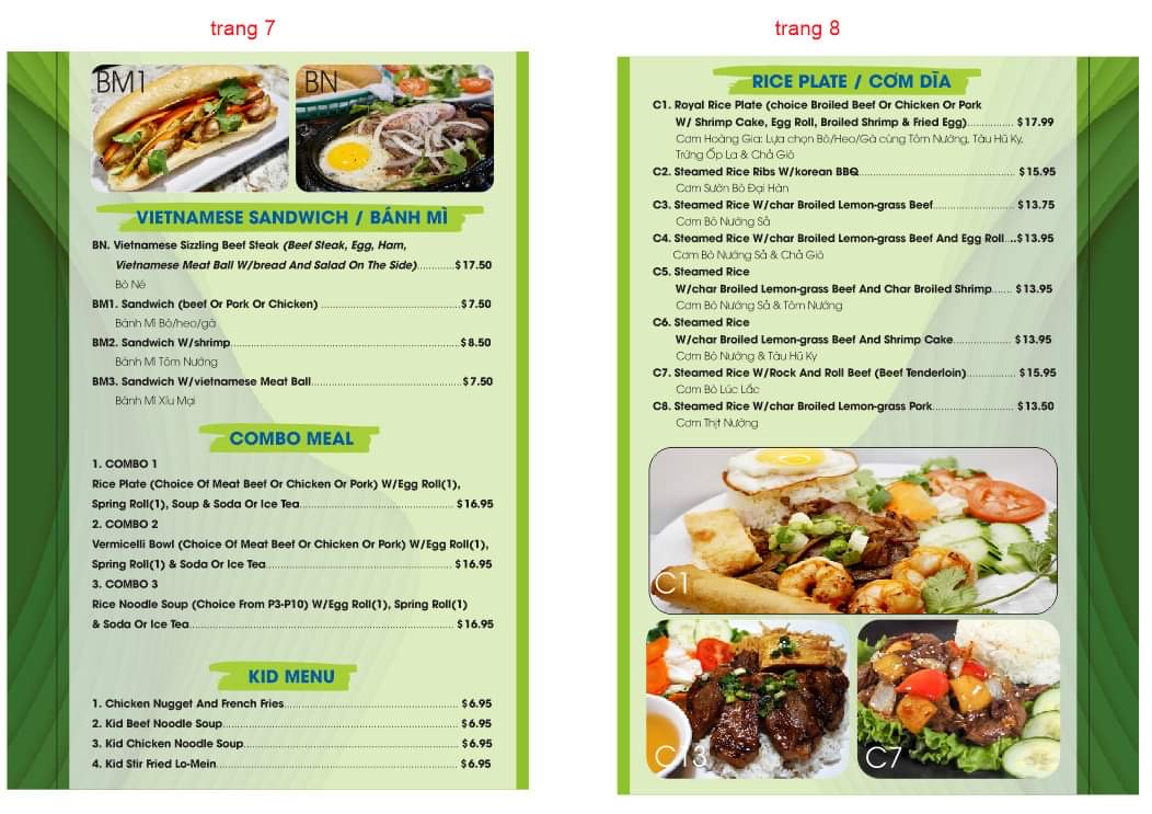 Menu Tasty Pho Sushi Bar-2