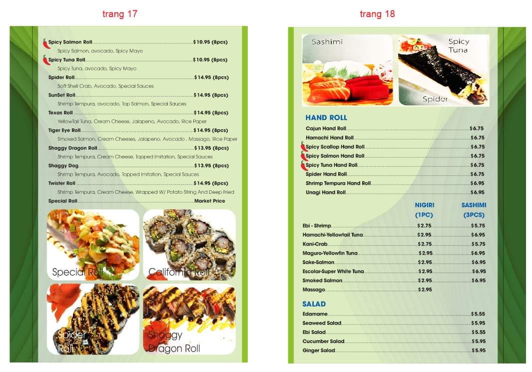 Menu Tasty Pho Sushi Bar-6
