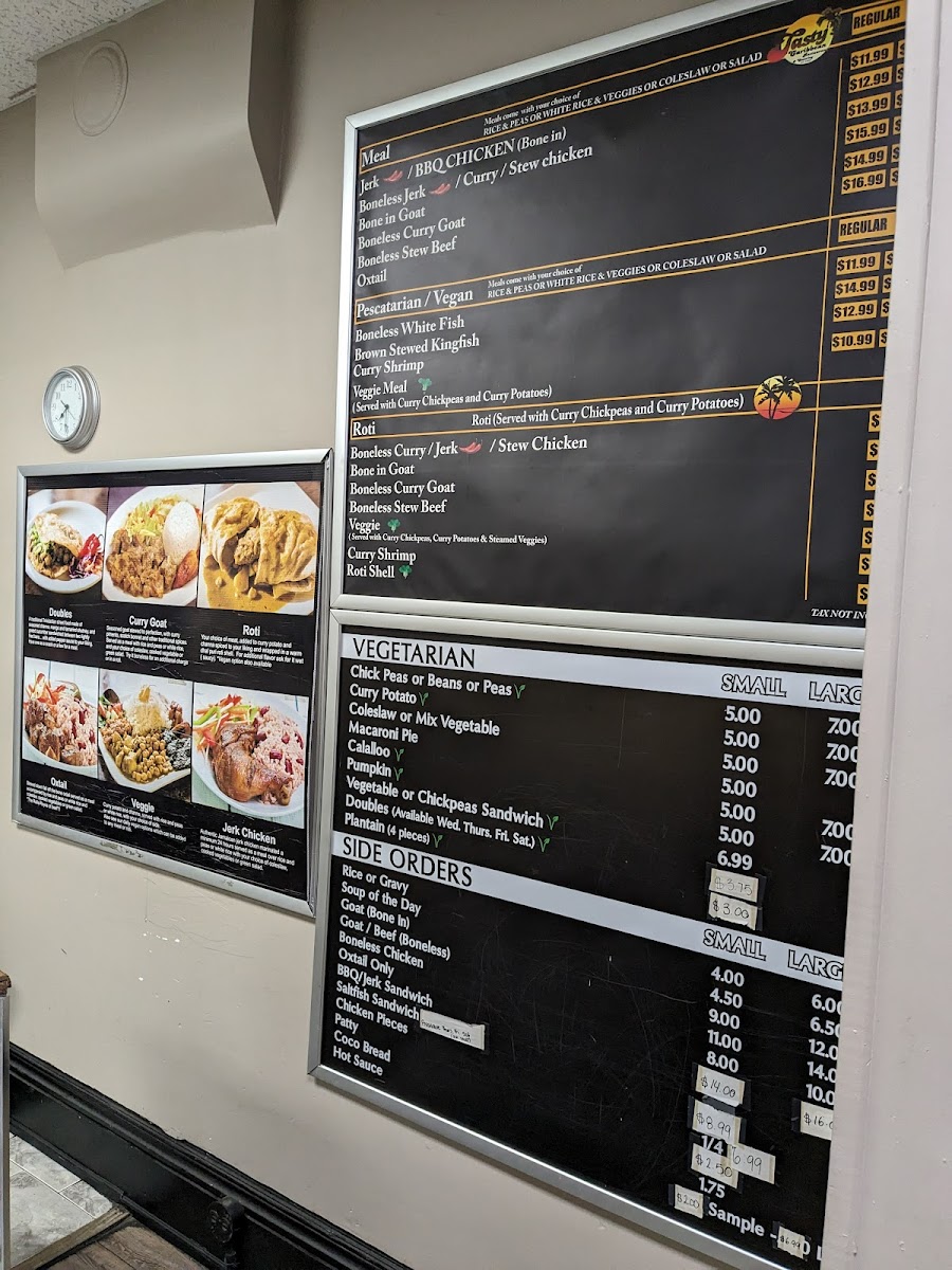 Menu Tasty's Caribbean Cuisine-2