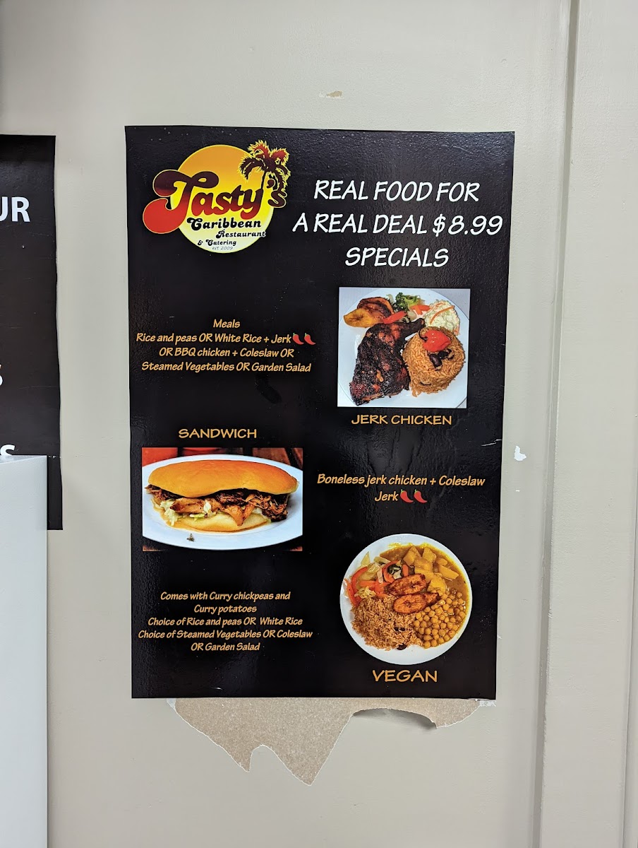 Menu Tasty's Caribbean Cuisine-7
