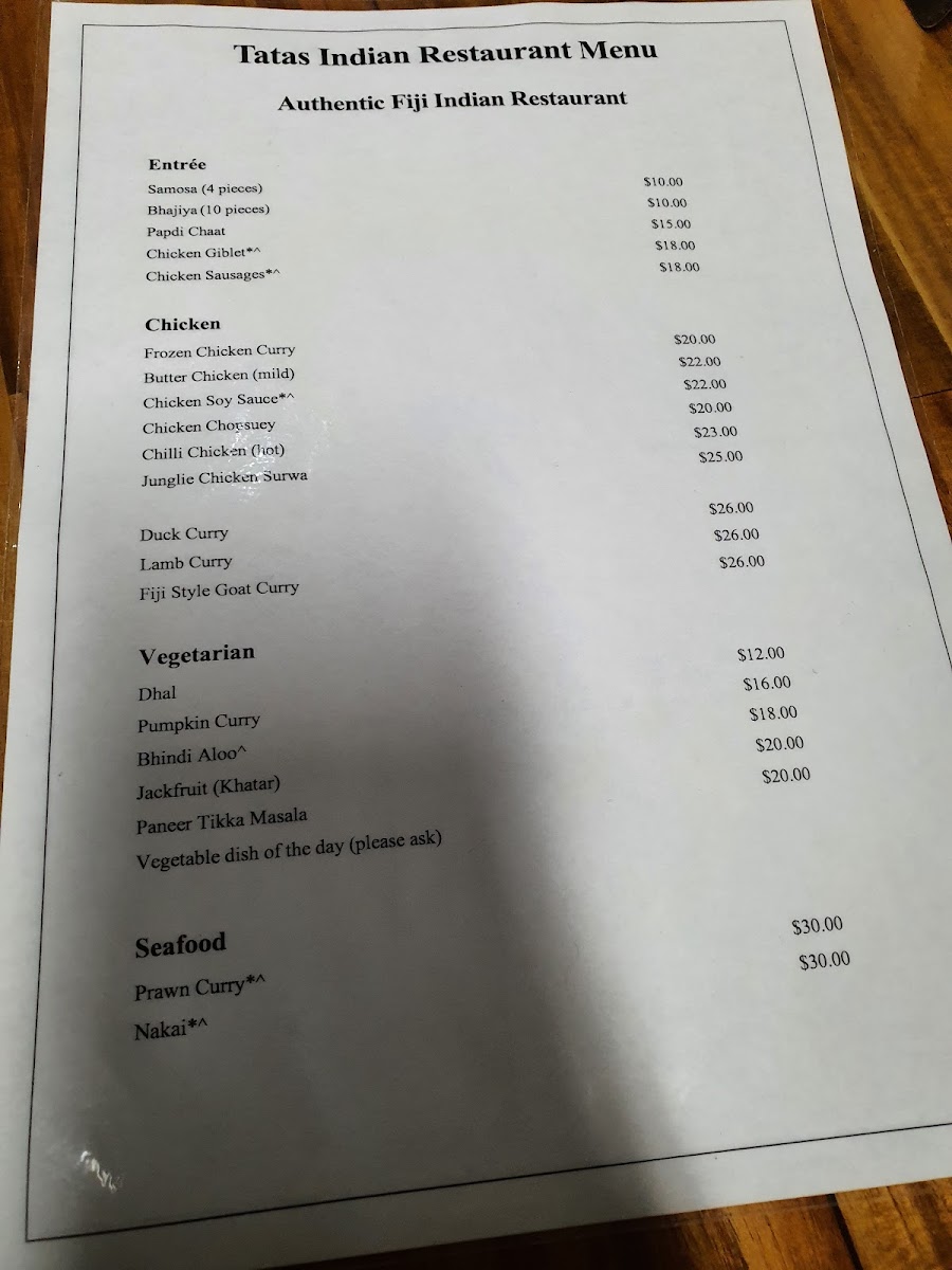 Menu Tatas Indian Restaurant-3