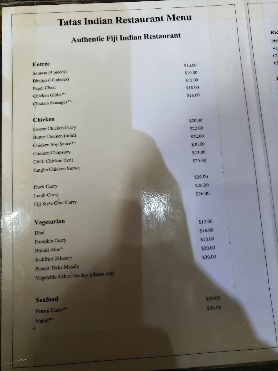 Menu Tatas Indian Restaurant-6