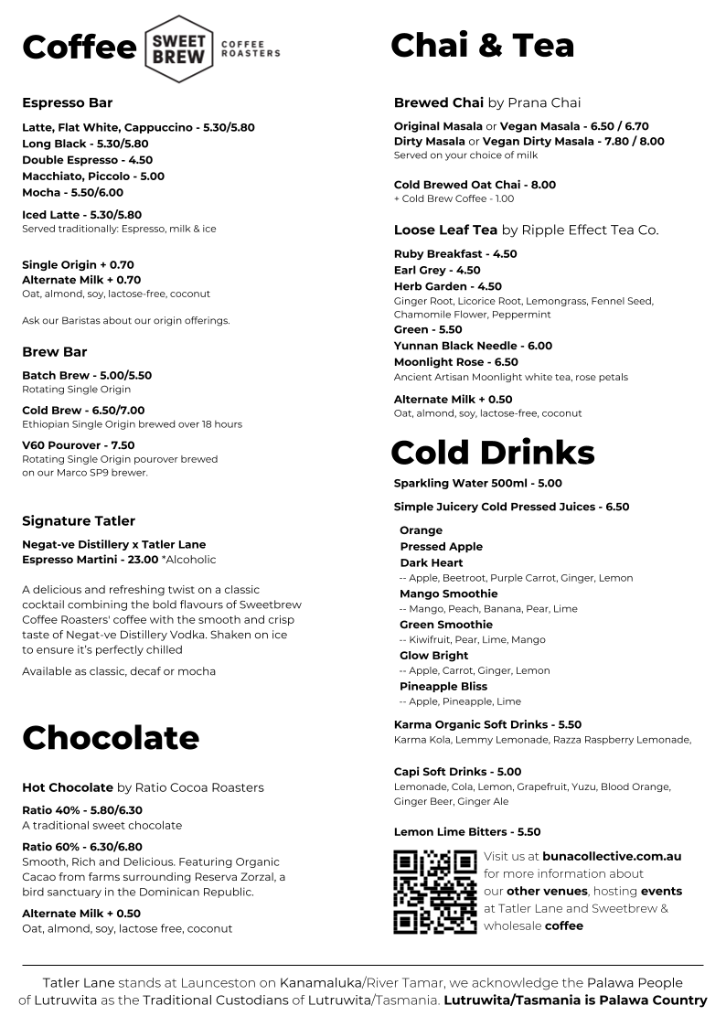 Menu Tatler Lane By Sweetbrew-1