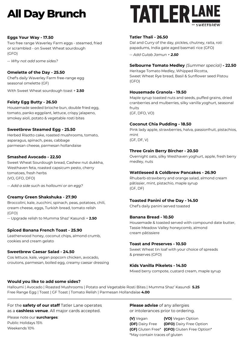 Menu Tatler Lane By Sweetbrew-2