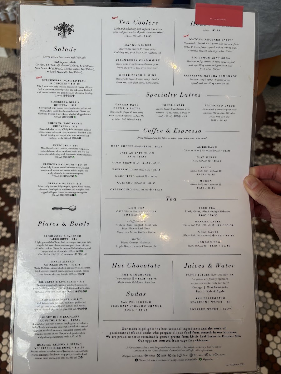 Menu Tatte Bakery & Cafe | Capitol Crossing-2