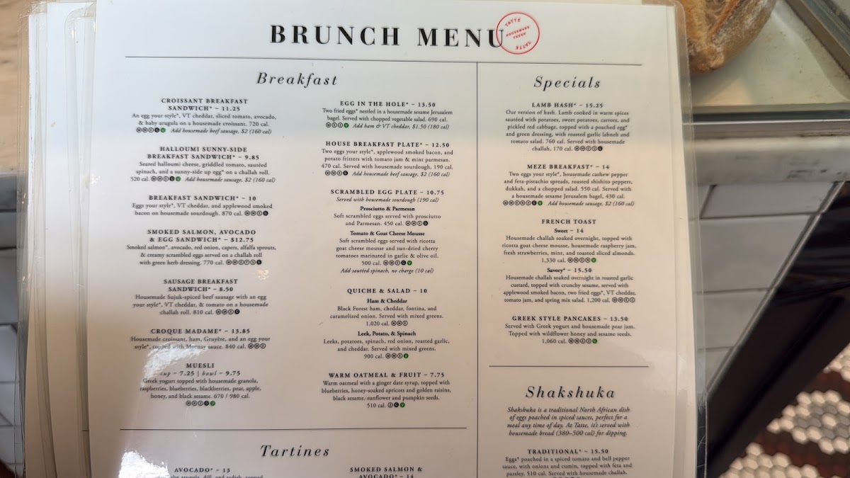 Menu Tatte Bakery & Cafe | Capitol Crossing-3