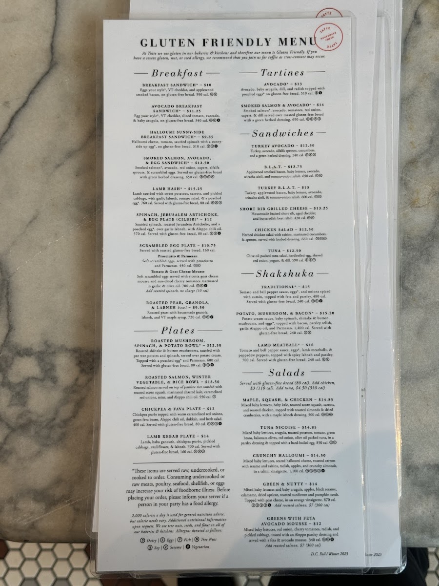 Menu Tatte Bakery & Cafe | Capitol Crossing-4