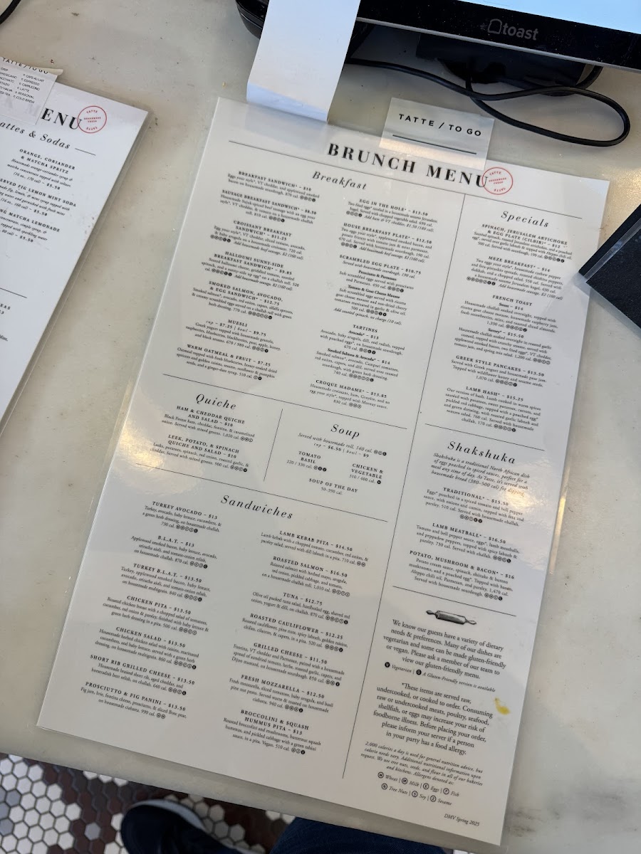 Menu Tatte Bakery & Cafe | Capitol Crossing-7