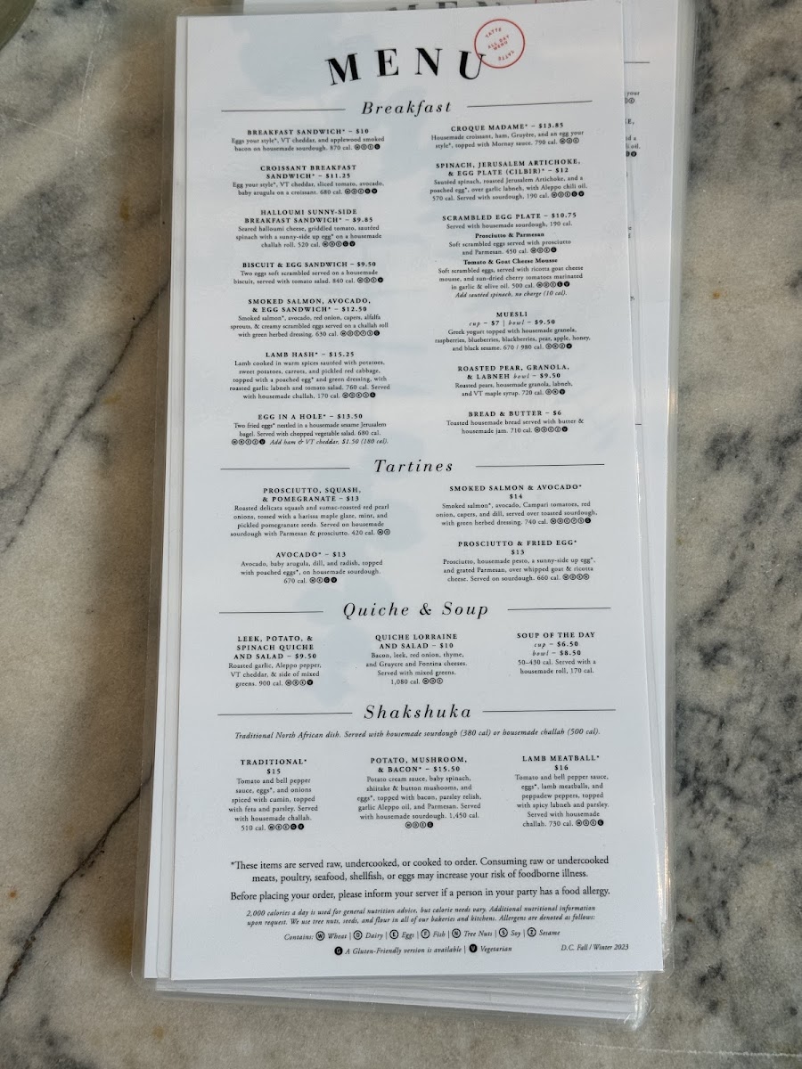 Menu Tatte Bakery & Cafe | Capitol Crossing-8