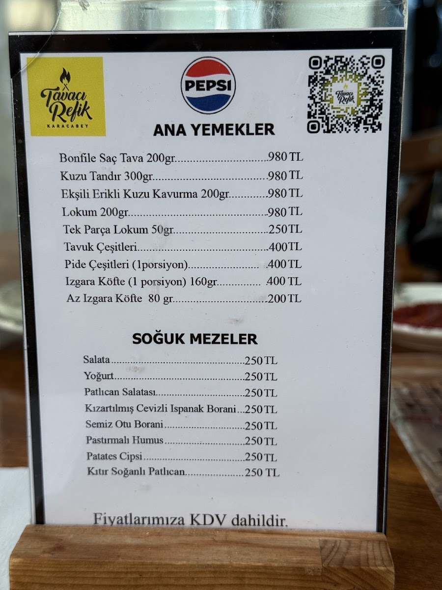 Menu Tavacı Refik-10