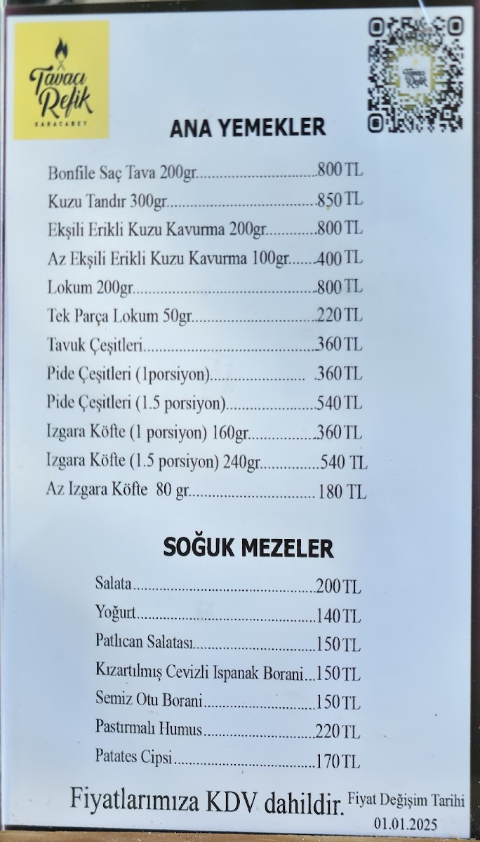 Menu Tavacı Refik-5