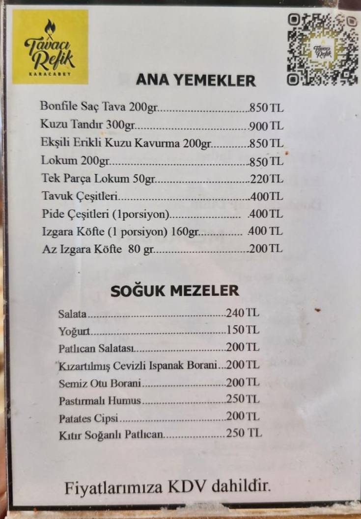 Menu Tavacı Refik-6