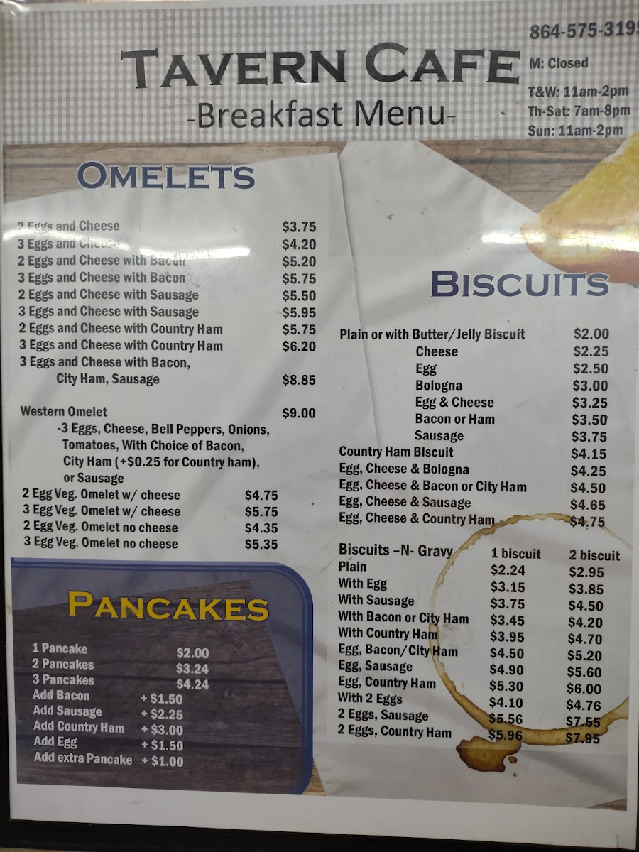 Menu Tavern Cafe-2