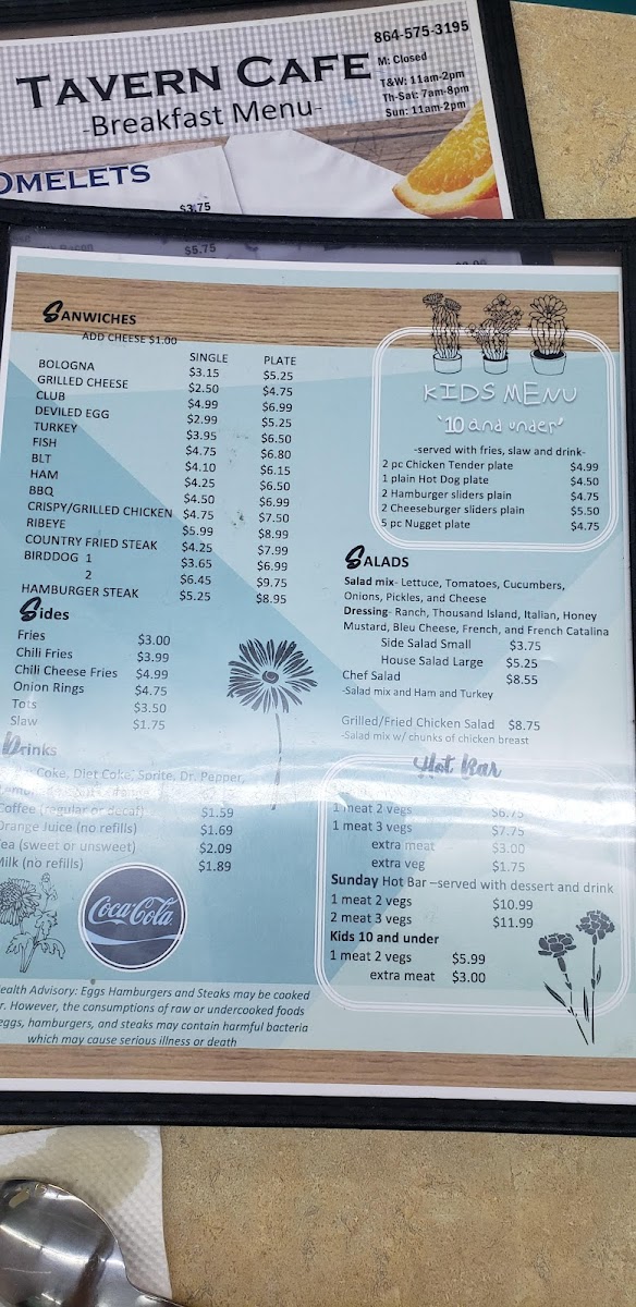 Menu Tavern Cafe-5