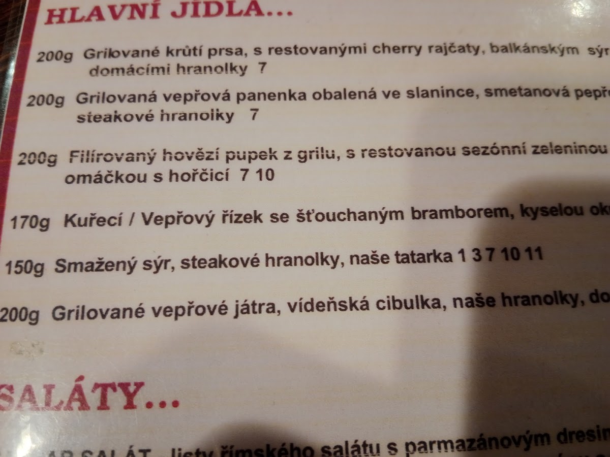 Menu Tavern On Kamýku-10