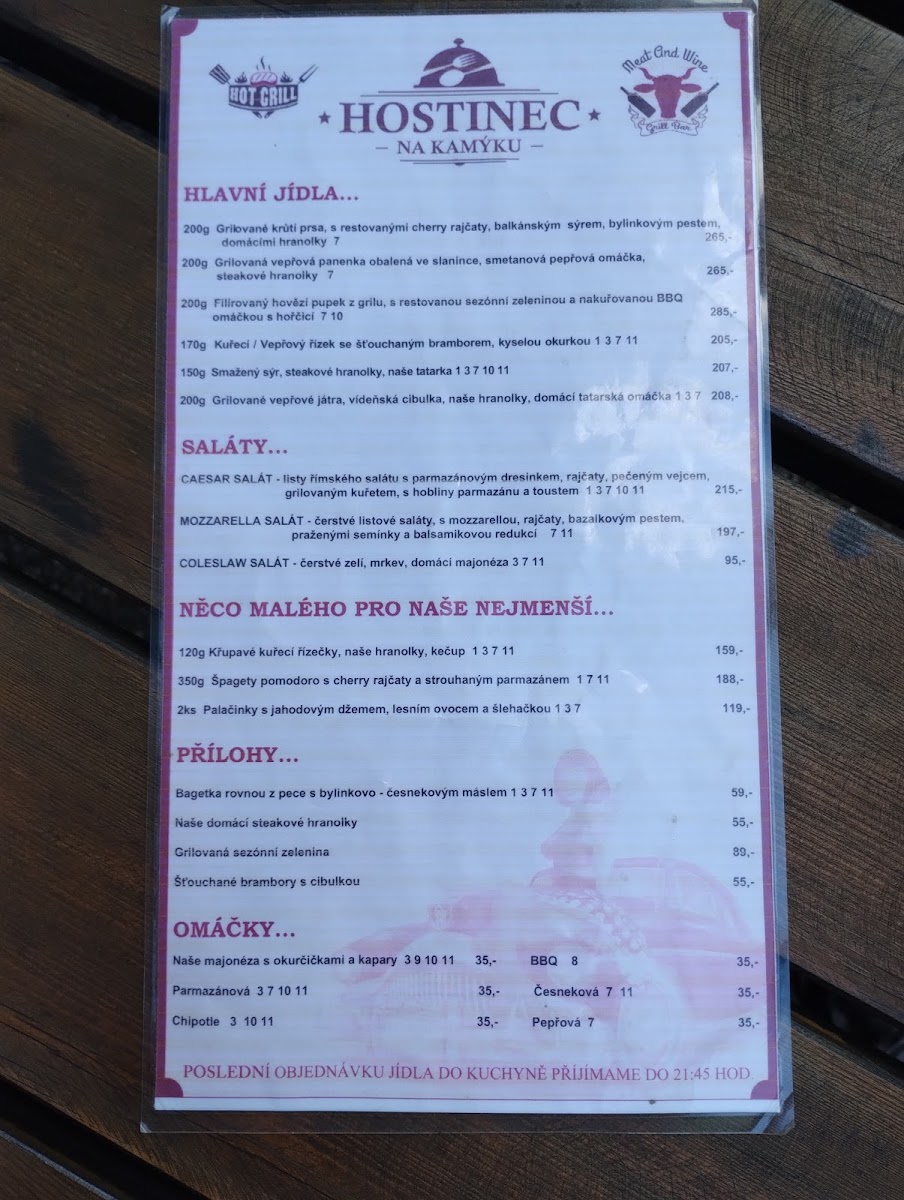 Menu Tavern On Kamýku-4