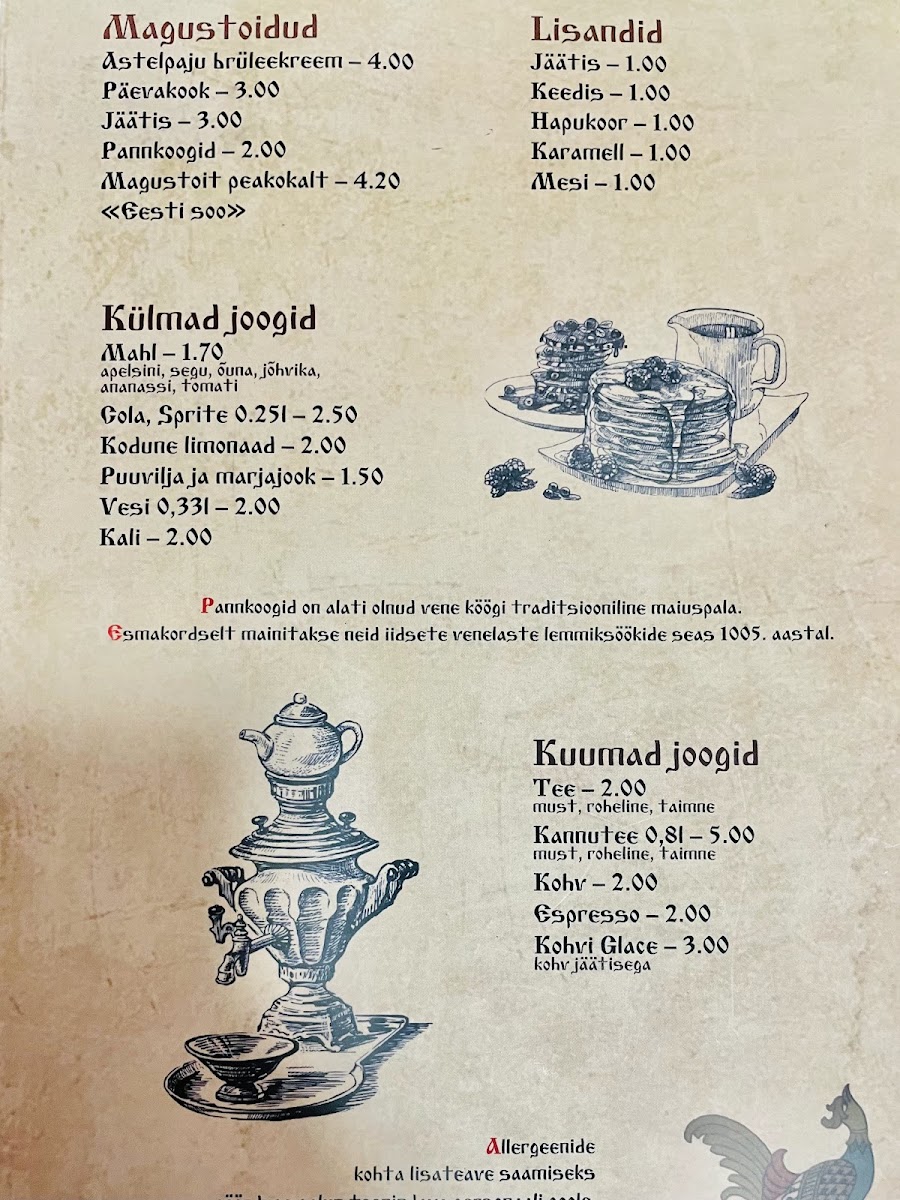Menu Tavern Peetri Toll-2