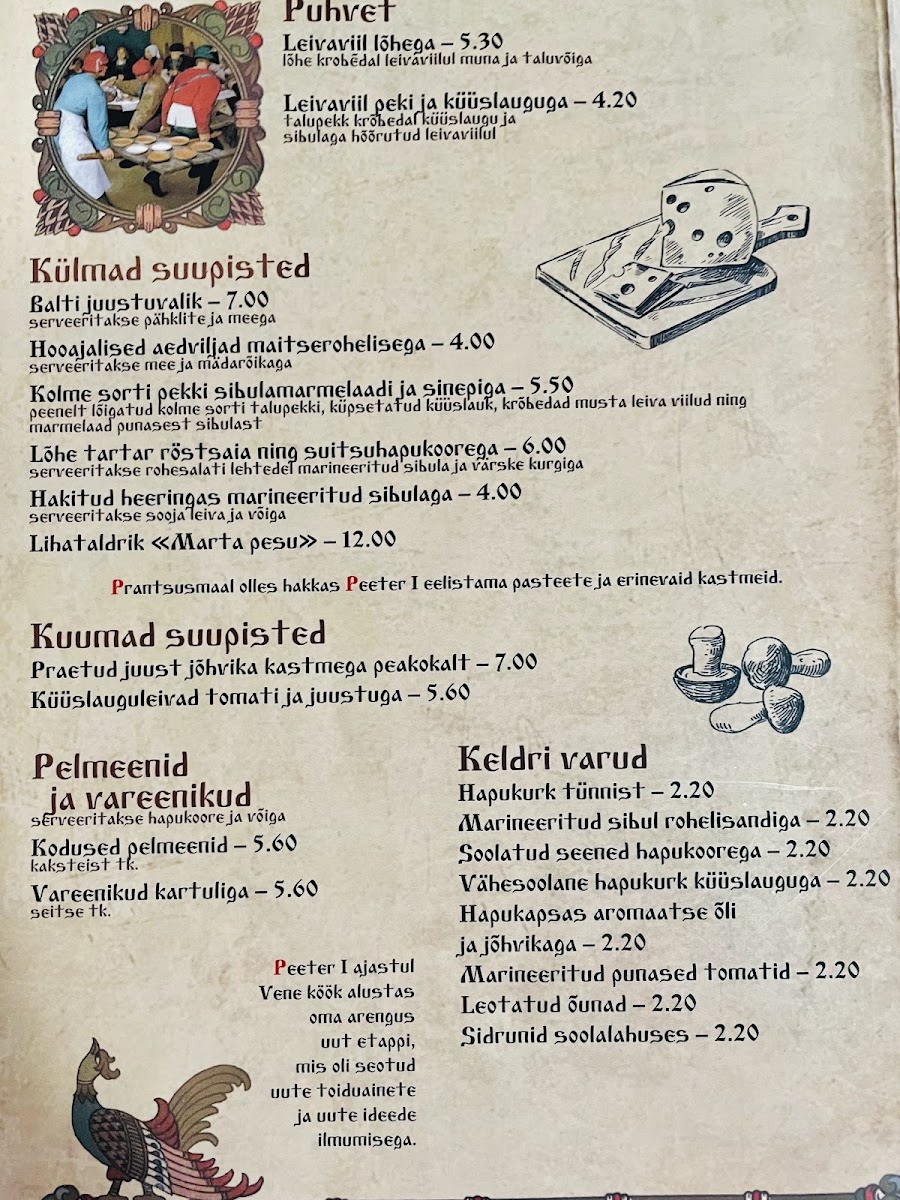 Menu Tavern Peetri Toll-5