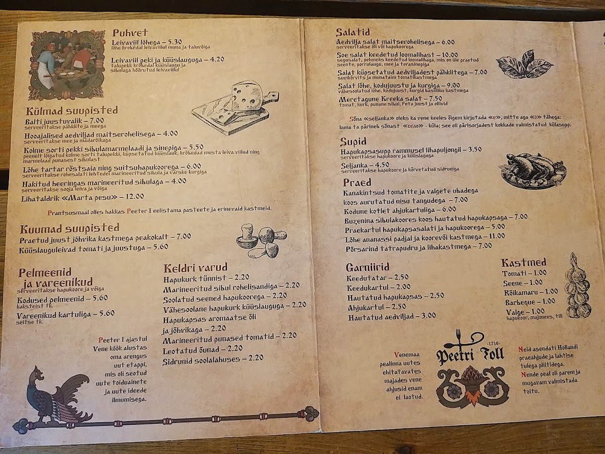 Menu Tavern Peetri Toll-6