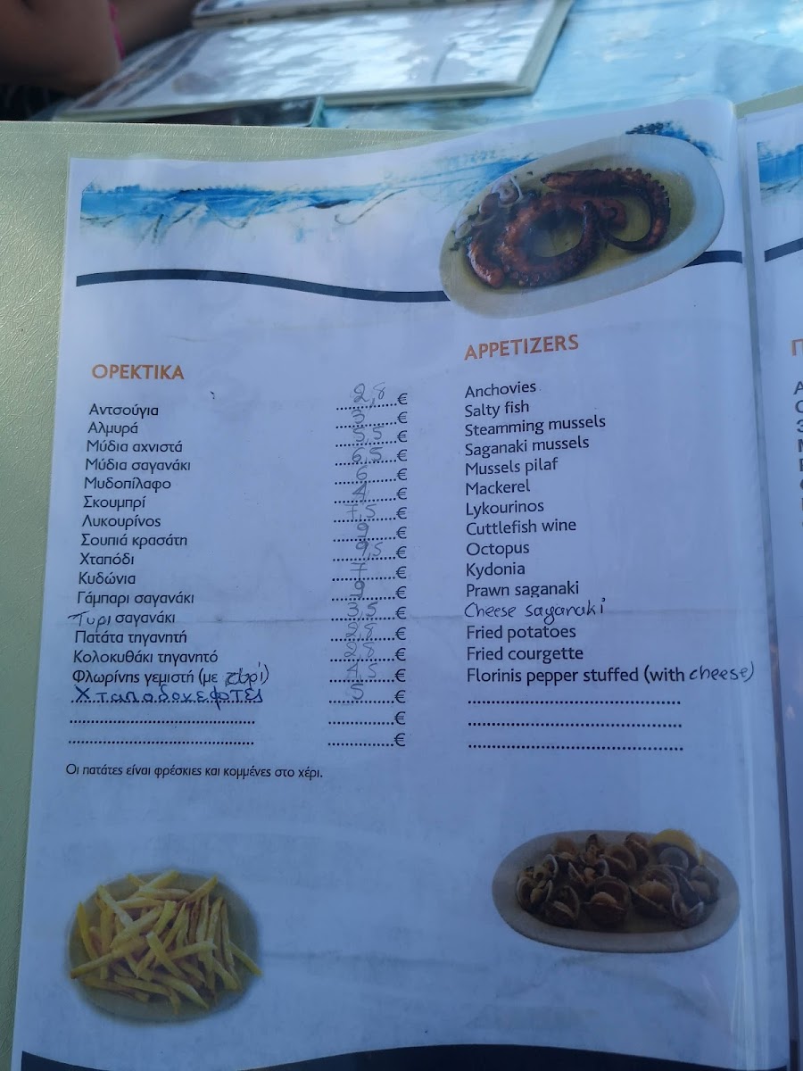 Menu Tavern 'port'-9