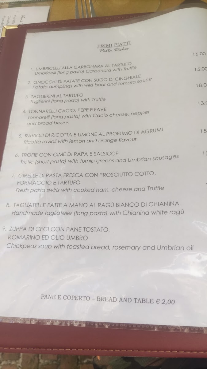 Menu Taverna Del Gusto-1