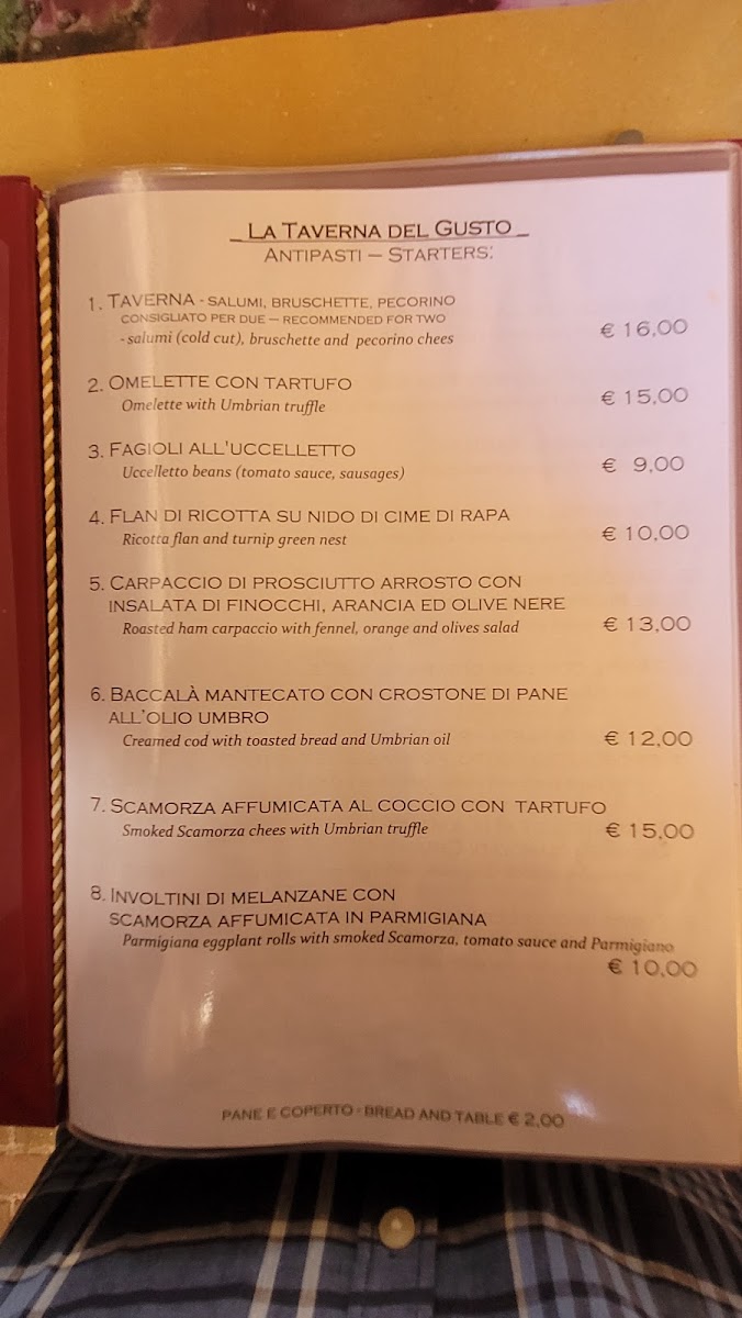 Menu Taverna Del Gusto-7