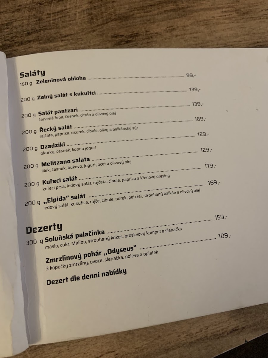 Menu Taverna Elpida - Řecká Restaurace-8