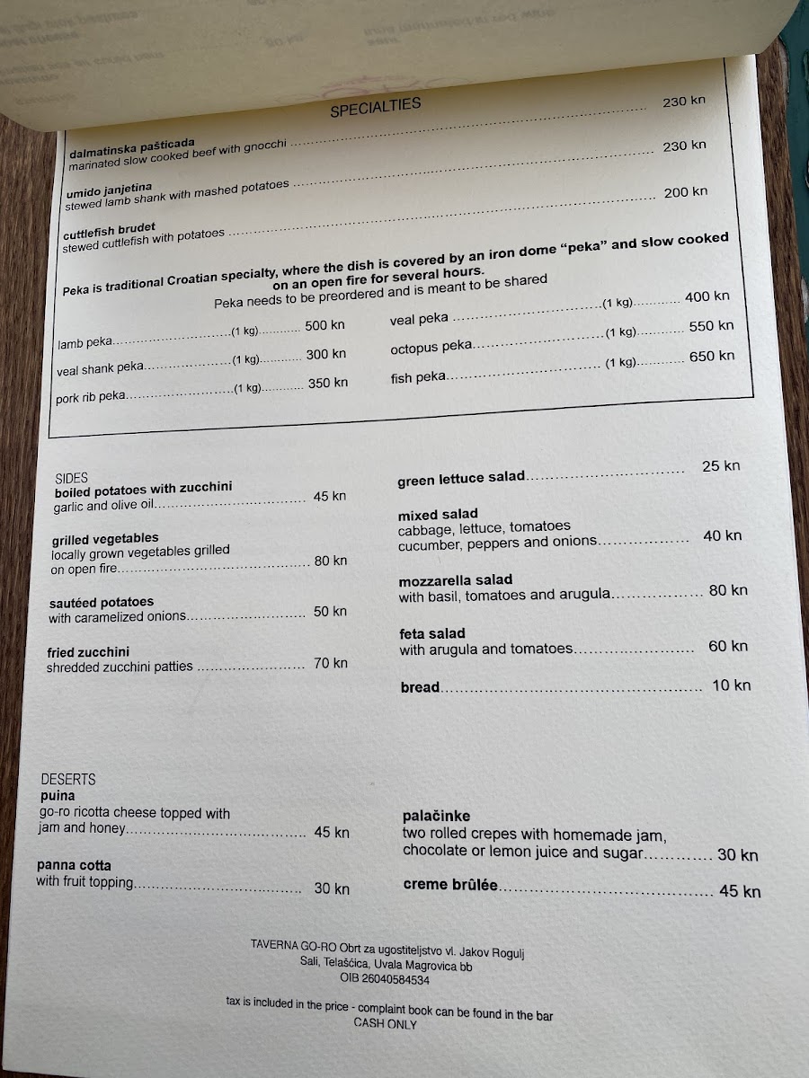 Menu Taverna Go-Ro-4