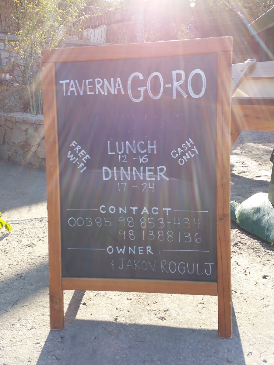 Menu Taverna Go-Ro-8
