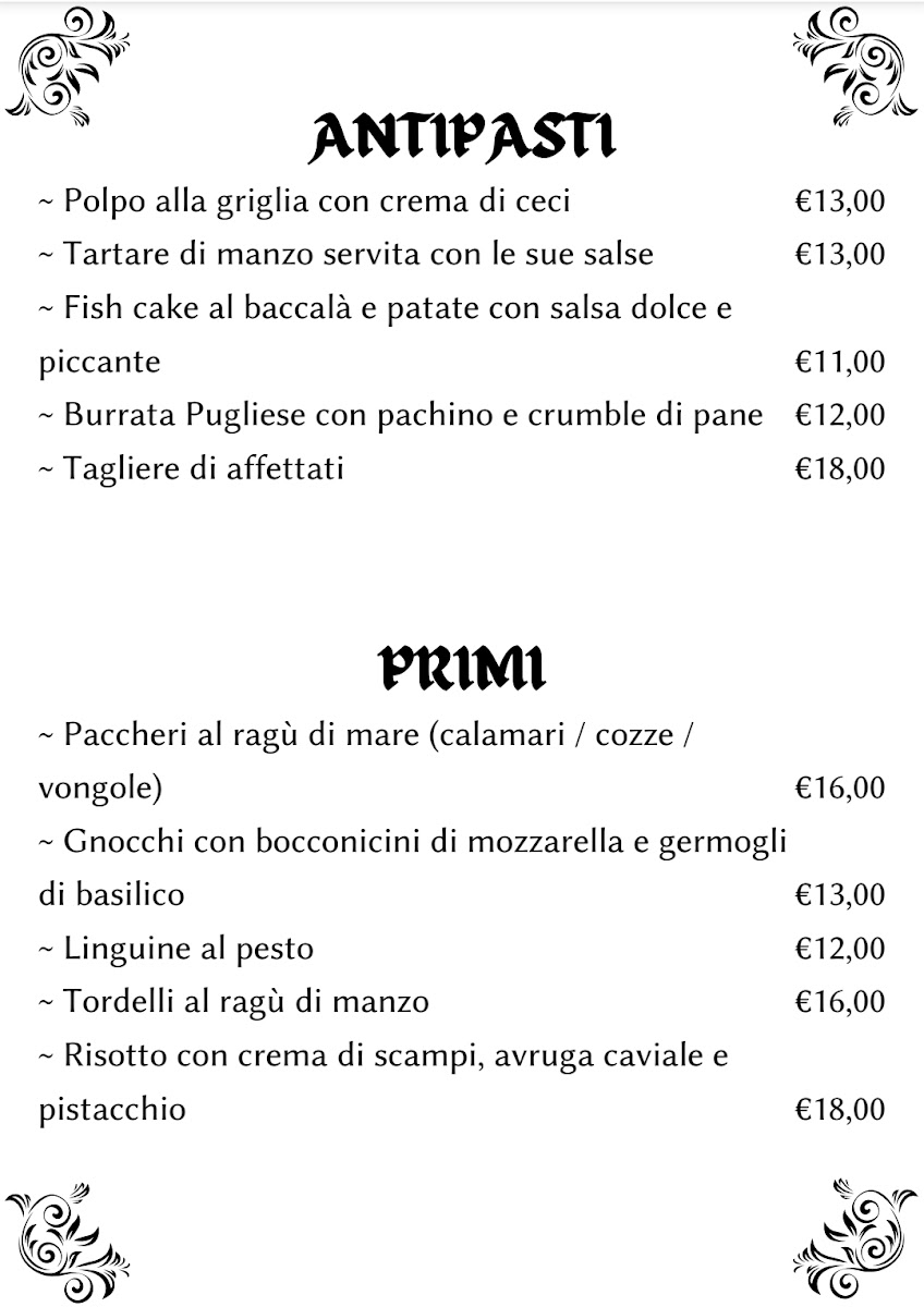 Menu Taverna Le Gradole - Seravezza-4