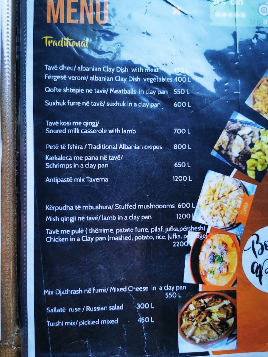 Menu Taverna Zoto - Traditional Albanian Food-6