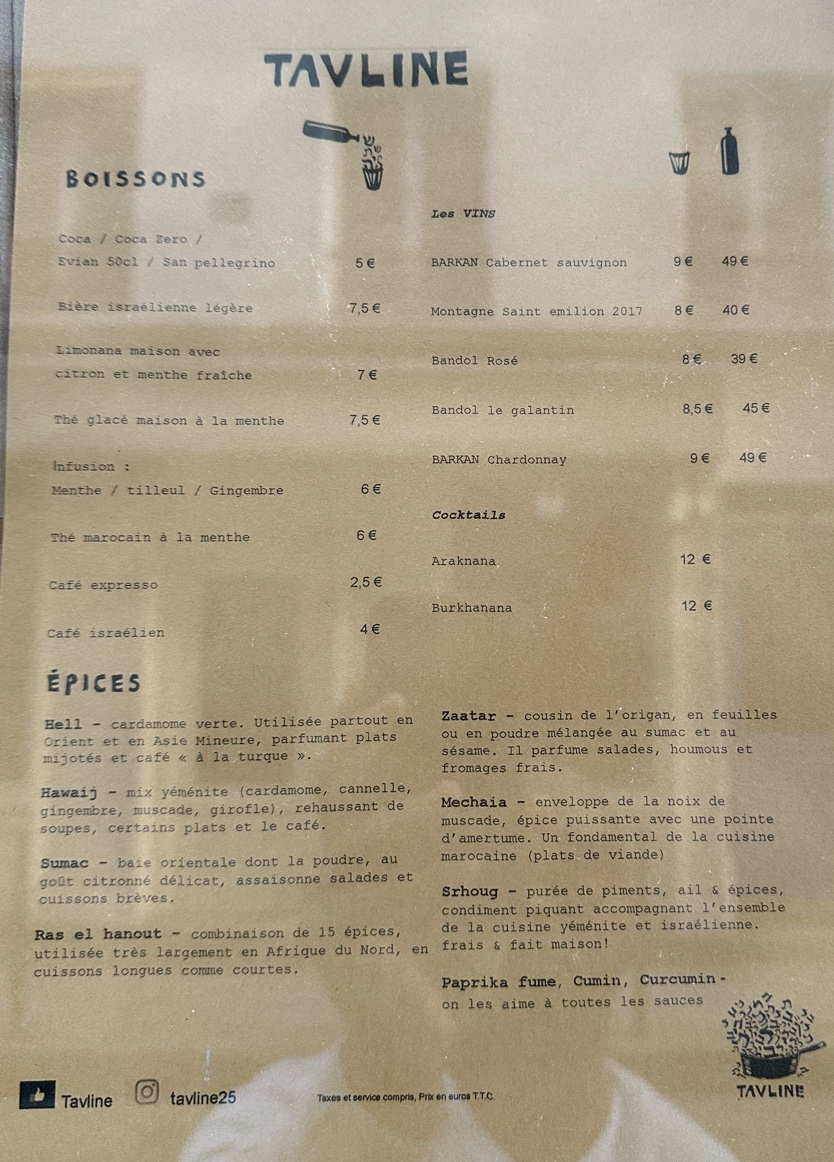 Menu Tavline-2