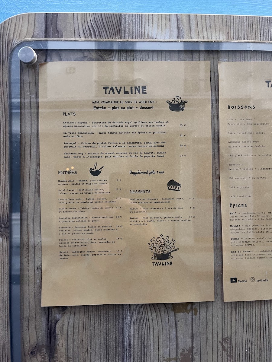 Menu Tavline-7