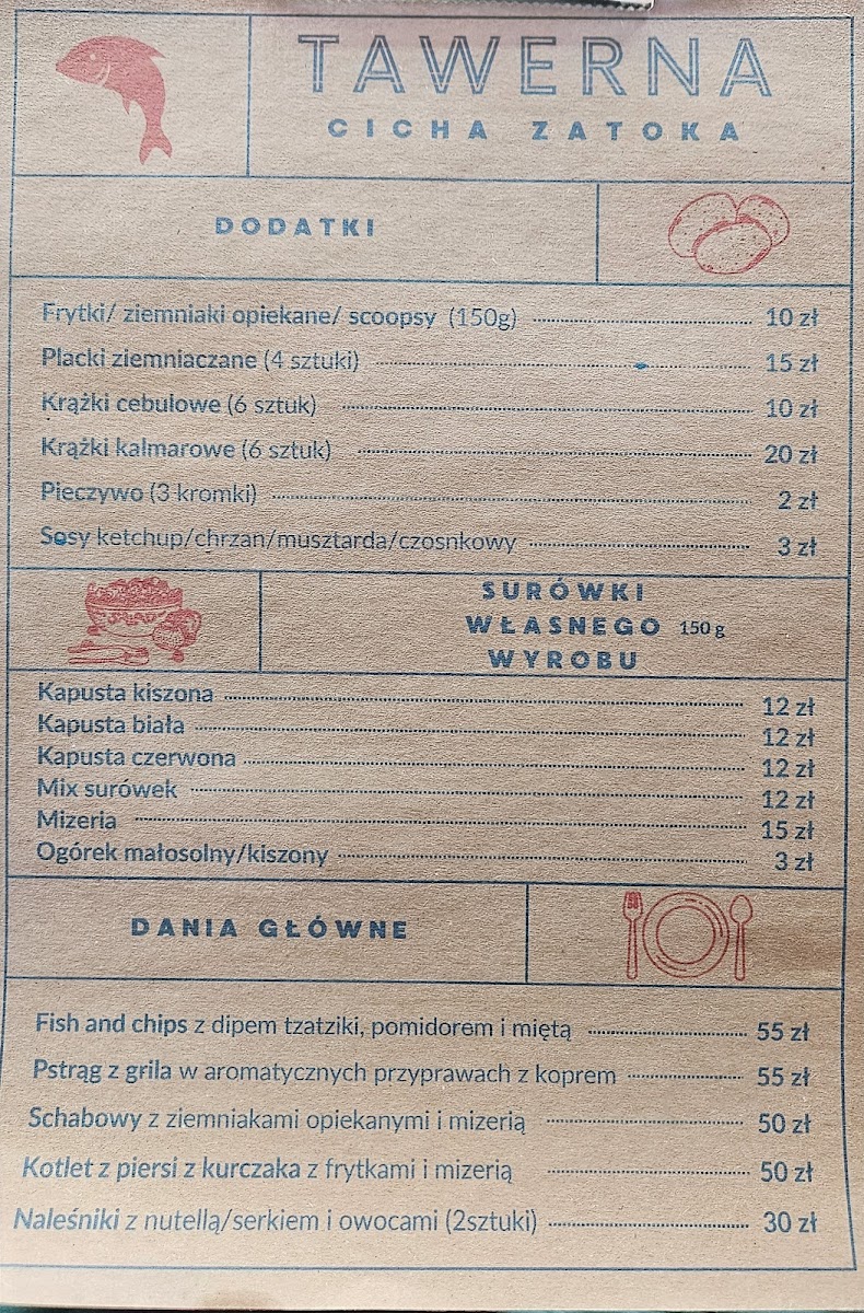 Menu Tawerna Cicha Zatoka-1