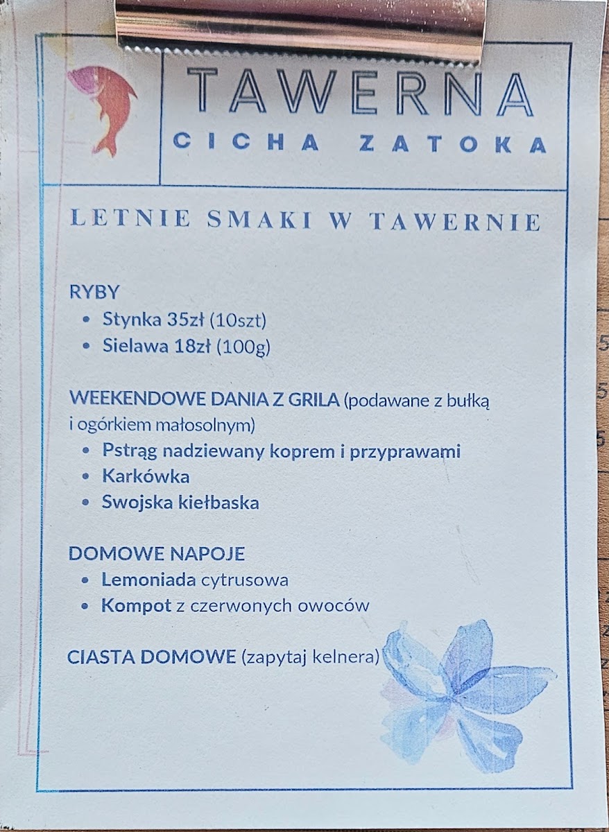 Menu Tawerna Cicha Zatoka-2